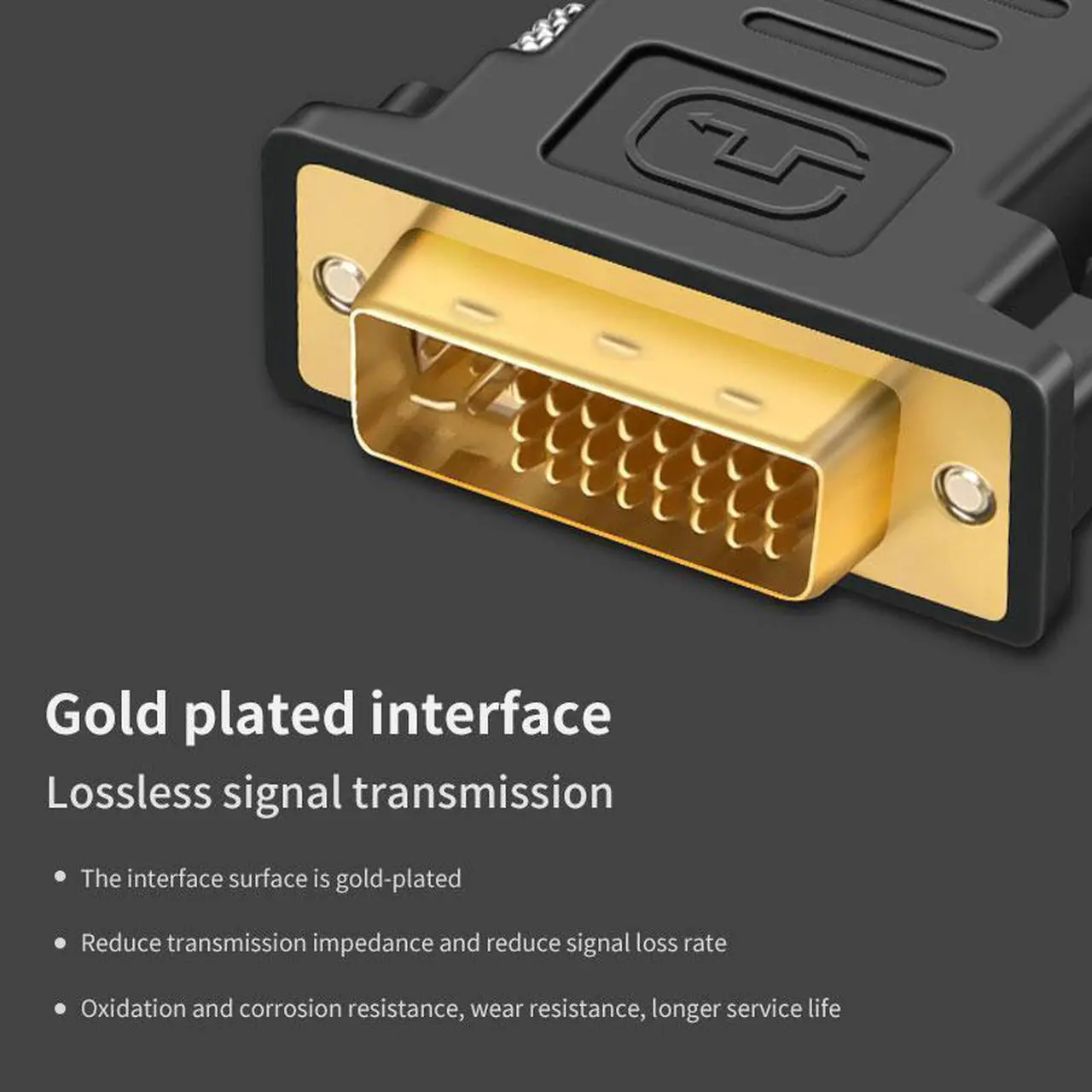 Alt view image 3 of 7 - [2-Pack] 1080P DVI To VGA Adapter, DVI to VGA Adapter Convertor For PC Computer Display Screen Projector TV DVI 24+5 Pin to VGA Adaptor