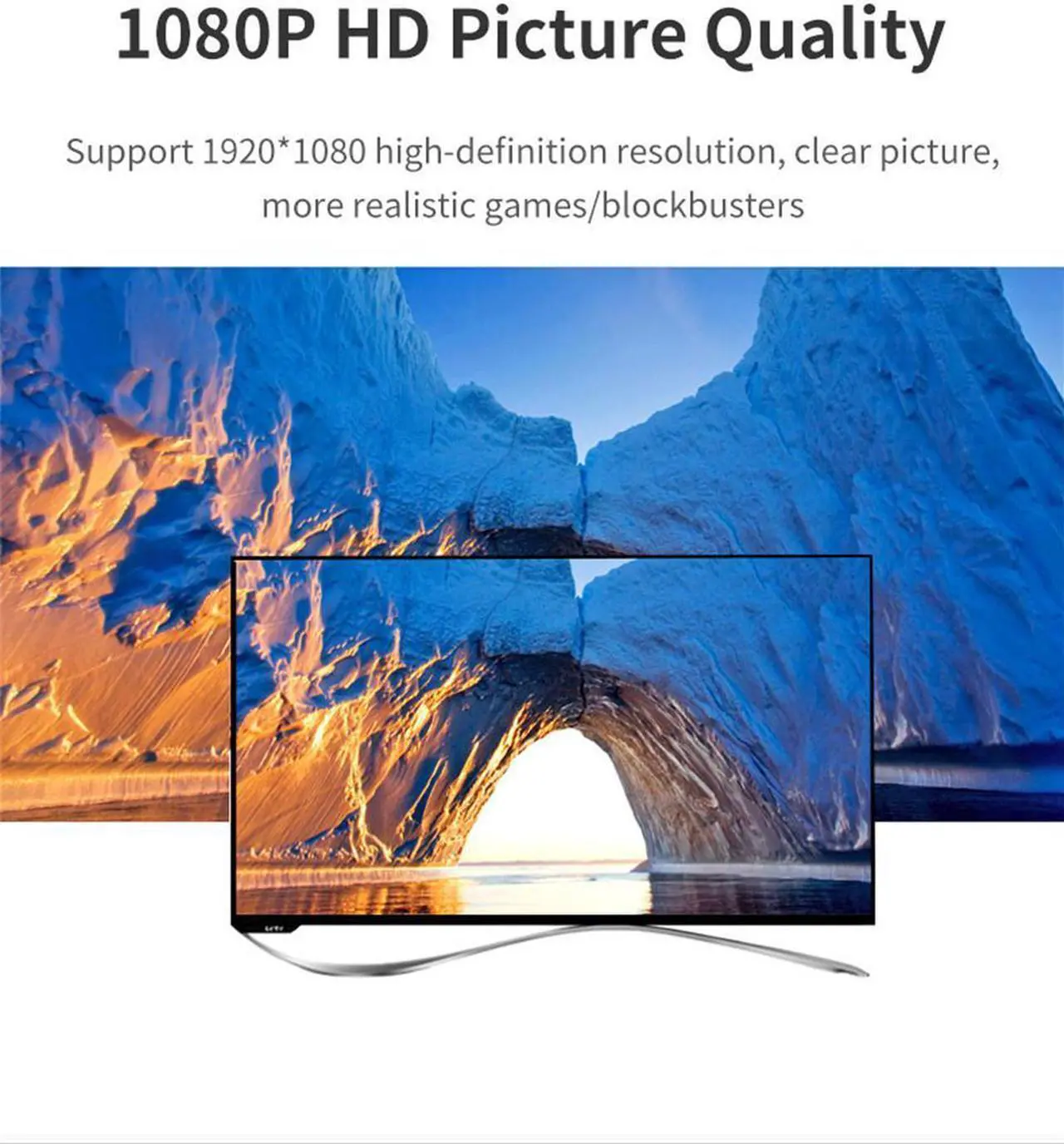 Alt view image 7 of 7 - [2-Pack] 1080P DVI To VGA Adapter, DVI to VGA Adapter Convertor For PC Computer Display Screen Projector TV DVI 24+5 Pin to VGA Adaptor