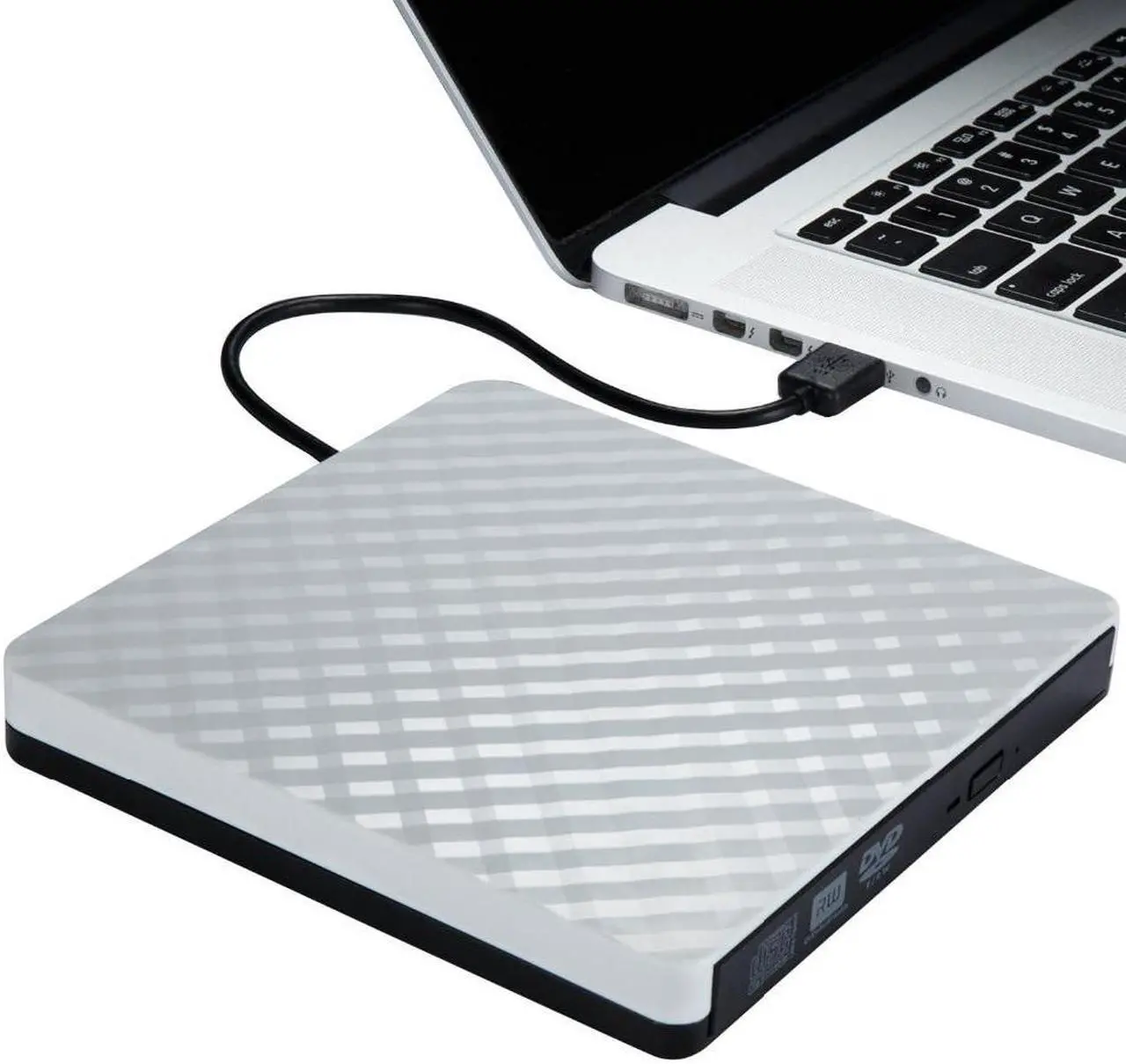 Alt view image 6 of 7 - External DVD Drive Portable USB 3.0 CD/DVD +/-RW VCD ROM Burner for Laptop Desktop Computer Optical Drives Computer Components