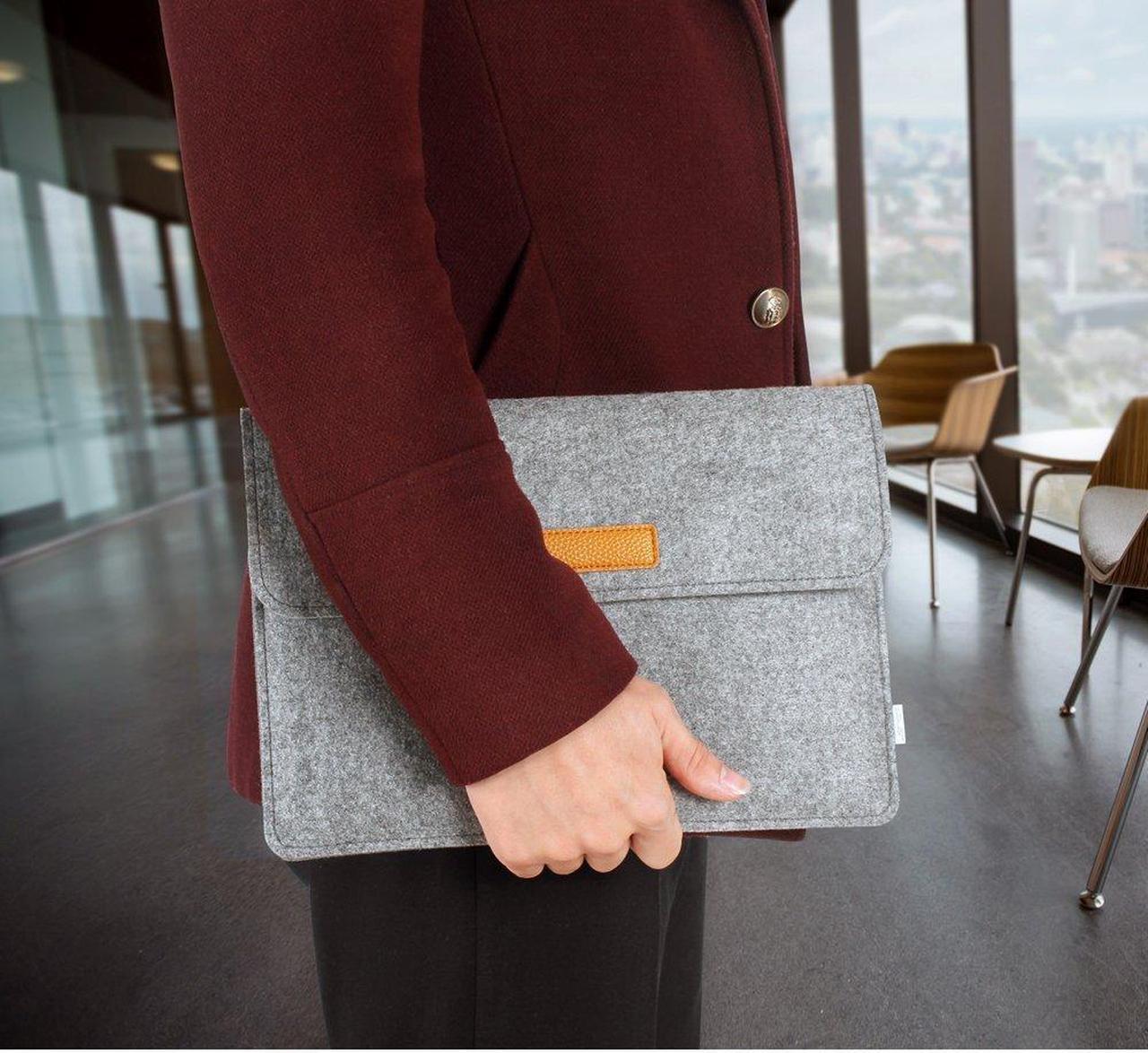 Alt view image 7 of 7 - MacBook 12 Inch Sleeve Felt Protective Case for New MacBook with Retina Display