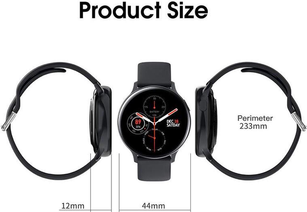 Alt view image 6 of 7 - Smart Watch Men Women Bracelet IP68 Waterproof Swim Full Touch Screen Smartwatch ECG Heart Rate Blood Pressure for Android IOS Phone