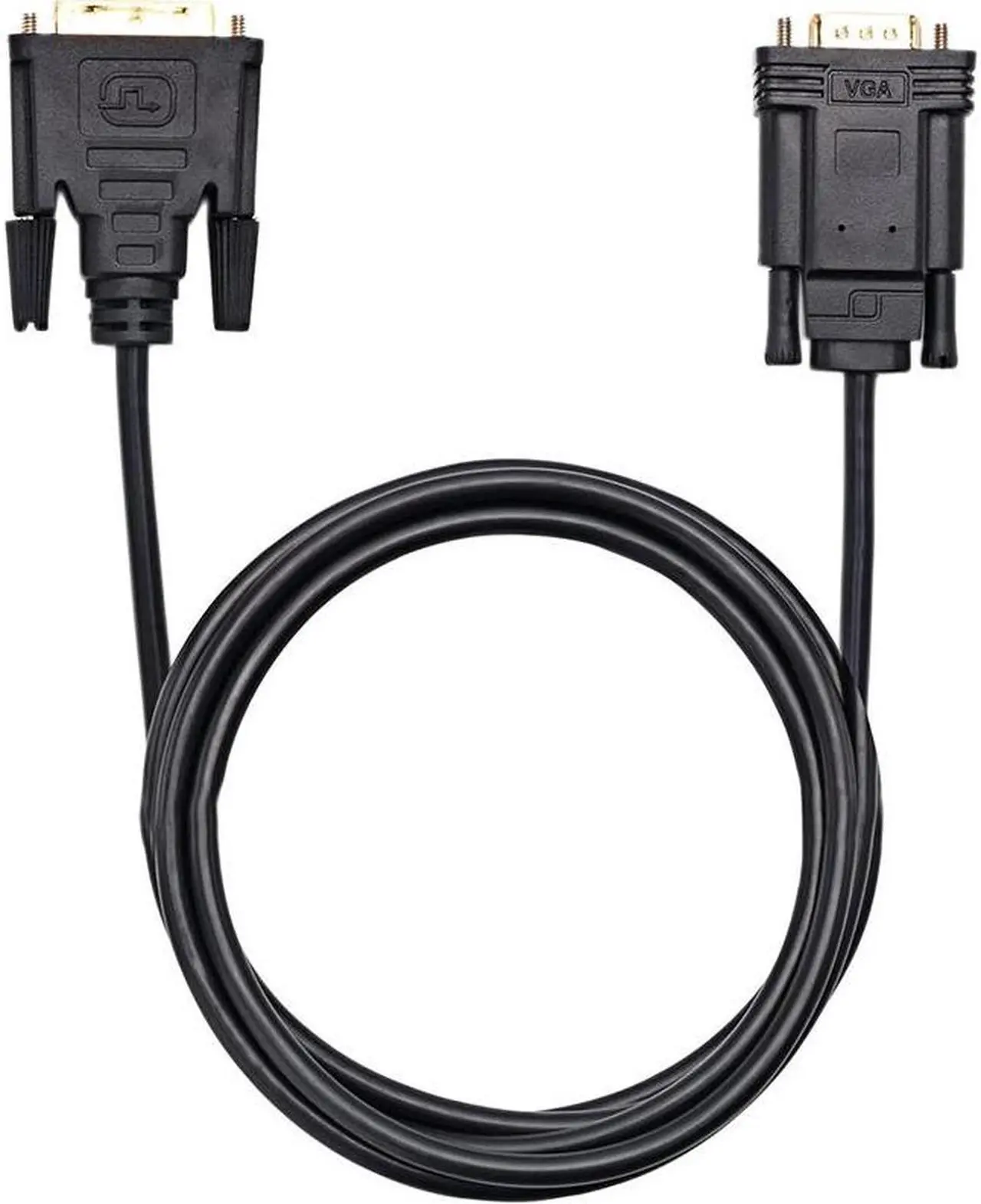 Alt view image 7 of 7 - Active DVI to VGA, 6FT DVI 24+1 DVI-D M to VGA Male with Chip Active Adapter Converter Cable for PC DVD Monitor HDTV ...