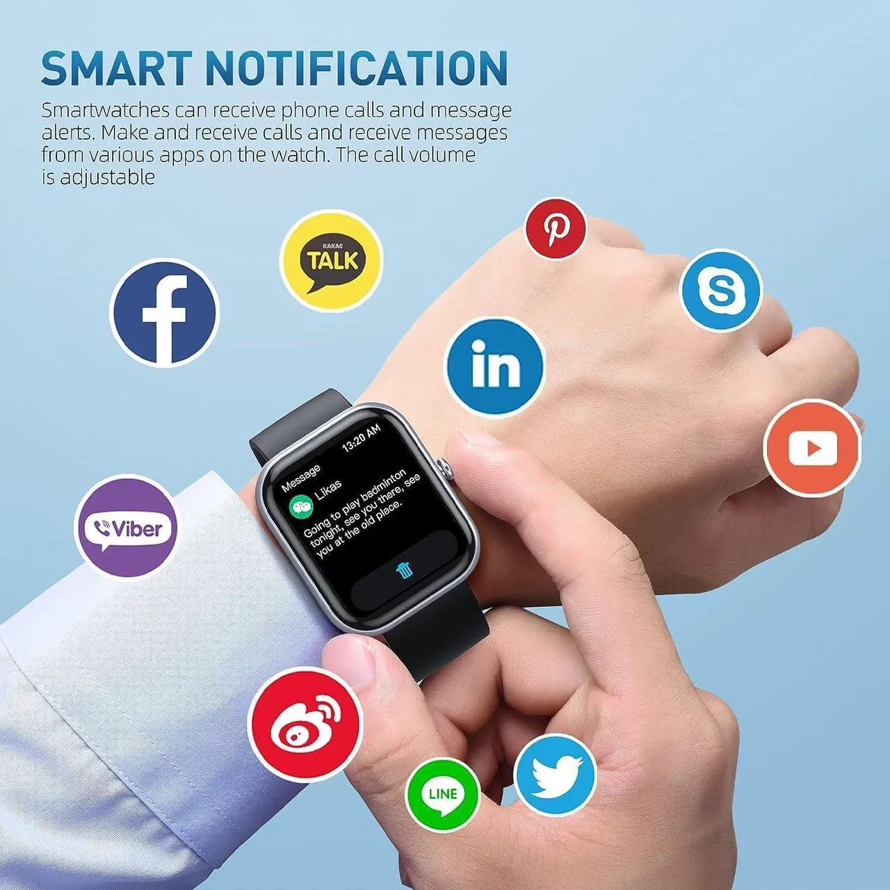 Alt view image 4 of 7 - Smart Watch (Answer/Make Call), 2-Inch Fitness Tracker 100+ Sports Modes, Smart Watches for Men Women IP67 Waterproof, Smartwacth with Step Sleep Calories Monitoring Pedometer for iOS Android Phones