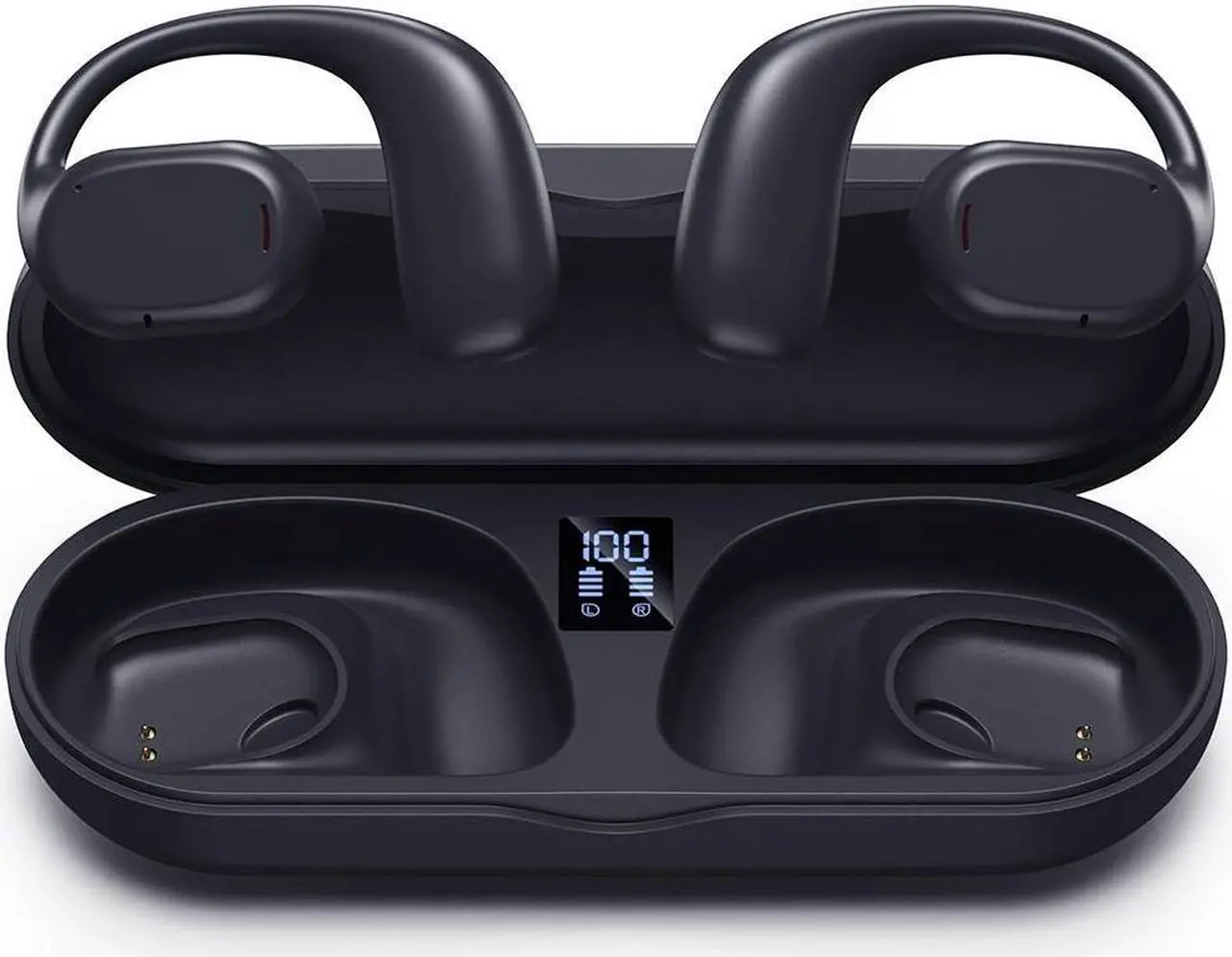 Main image of Wireless Earbuds | Bluetooth Headphones, Non-In-Ear Ear Protection Headphones Wireless Bluetooth 5.3 with LED Display, Up to 8 Hours Playtime Touch Control Sports Waterproof Earbuds Wireless Bluetooth
