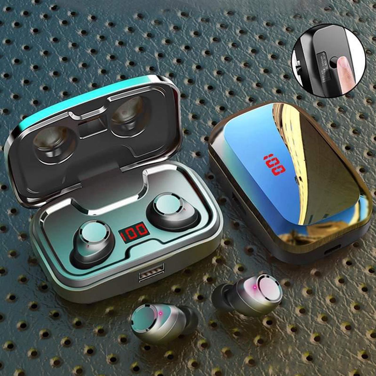 Alt view image 4 of 7 - X10 TWS Wireless Bluetooth 5.0 Earphone IPX7 Waterproof Earbuds 9D Stereo Noise Cancelling Sports Headset with Dual HD Mic