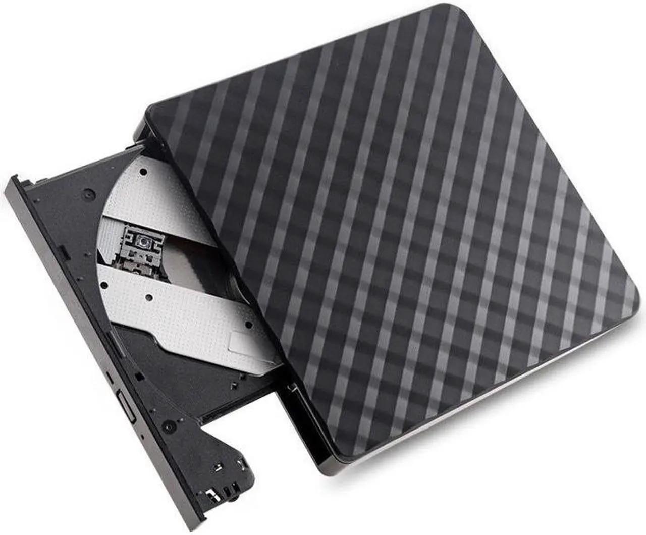 Alt view image 6 of 7 - Corrugated External USB 3.0 High Speed Slim DVD Burner Optical Drive For Any Laptop Desktop Writer Player Portable for PC Mac OS Windows 10 7 8 XP Vista