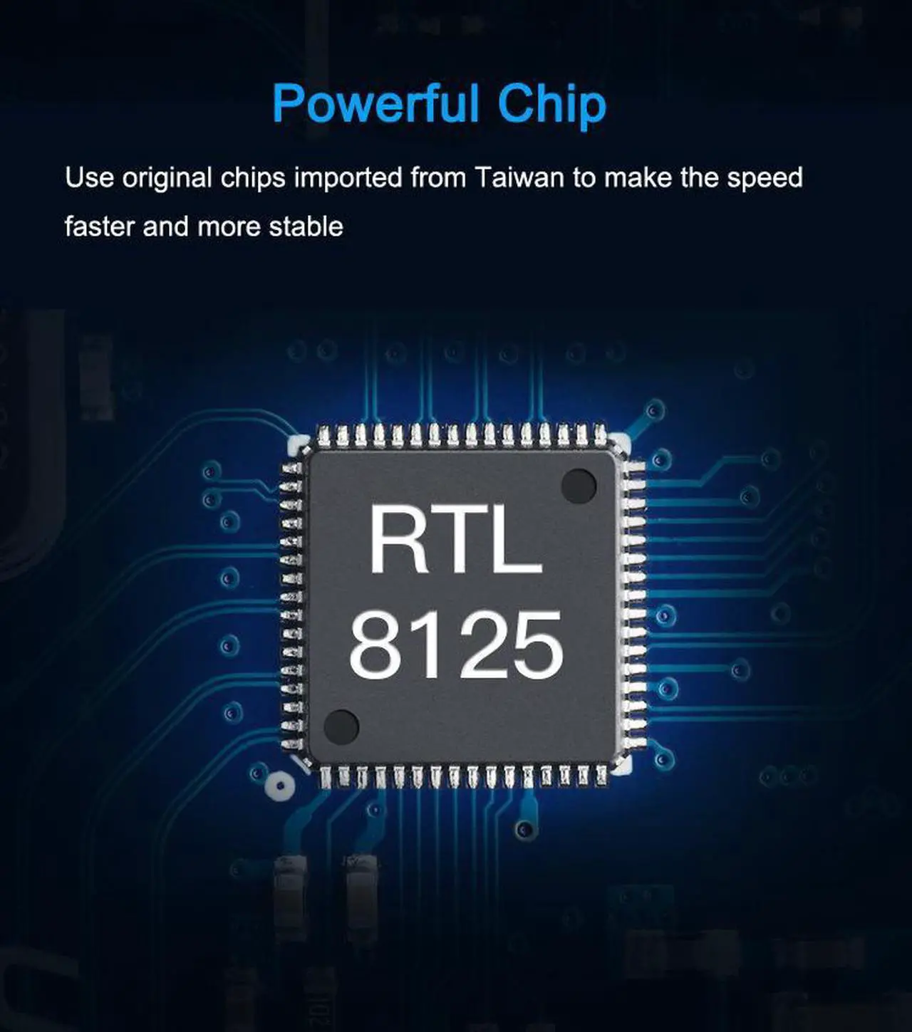 Alt view image 7 of 7 - RTL8152 Chipset Gaming PCIE Card PCI Express 2500Mbps Gigabit Network Card 100/1000M/ 2.5G RJ45 PCIe Network Adapter
