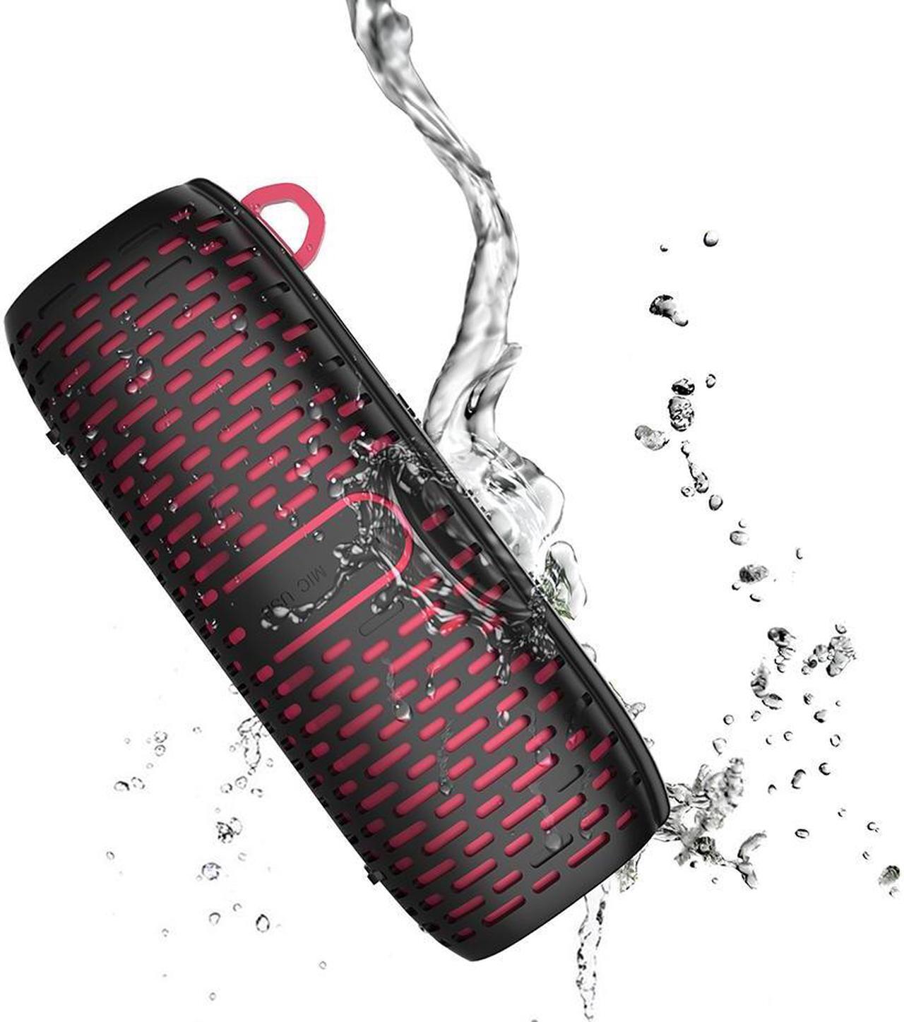 Alt view image 2 of 7 - Portable Wireless Bluetooth Speaker Amplifier Deep Bass Subwoofer Outdoor Loudspeaker IPX5 Waterproof Outdoor Boombox