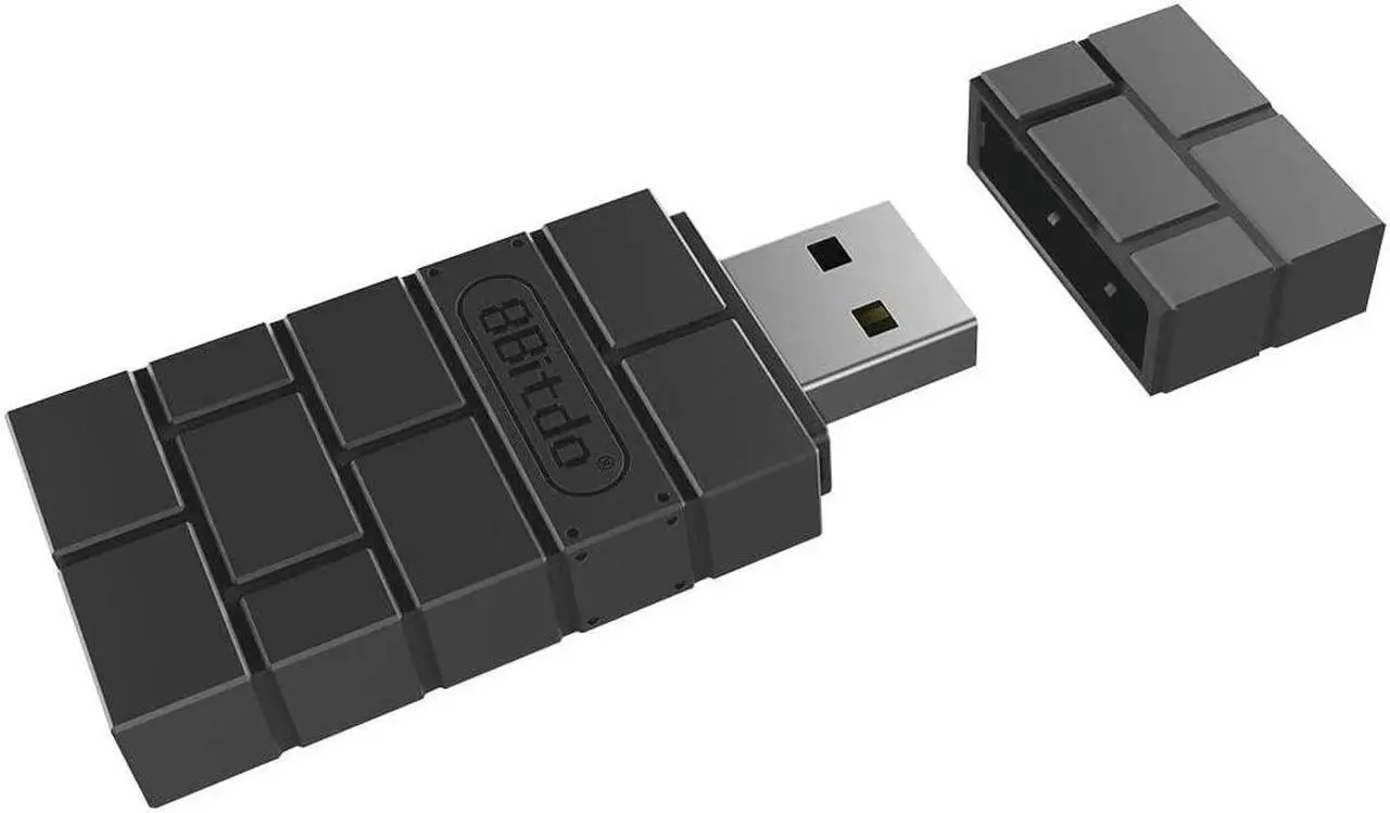 Alt view image 2 of 7 - 8Bitdo Wireless USB Adapter 2 for Switch, Windows, Mac & Raspberry Pi Compatible with Xbox Series X & S Controller, Xbox One Bluetooth Controller, Switch Pro and PS5 Controller