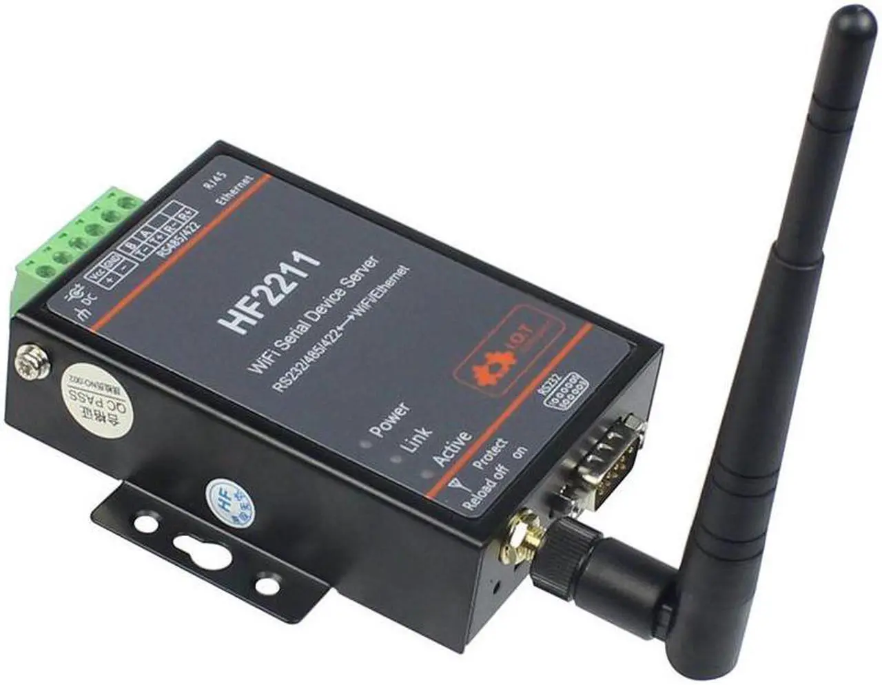 Alt view image 2 of 7 - WiFi Serial Device Server RS232 RS422 RS485 To Ethernet WiFi Converter WiFi / Ethernet Converter Module