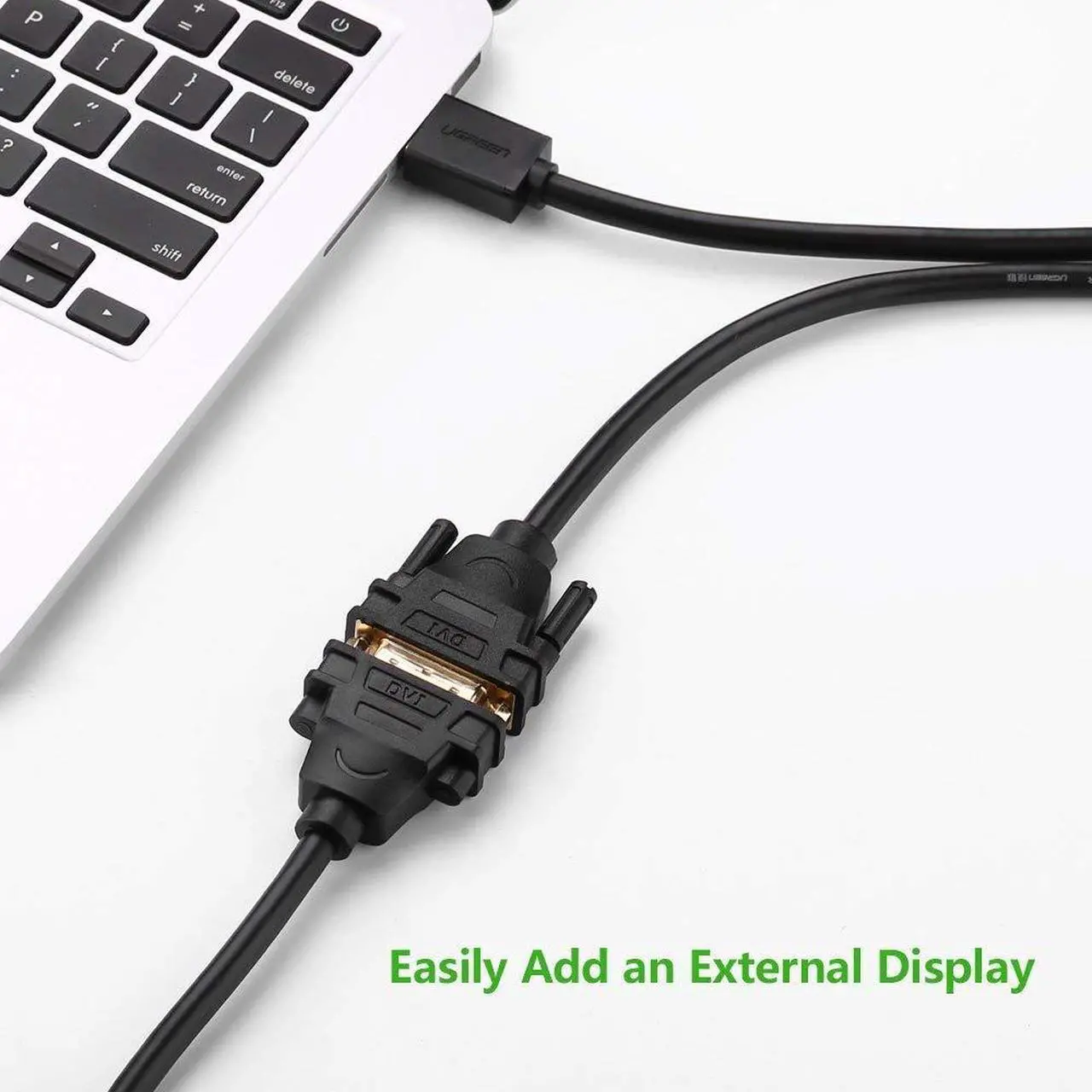 Alt view image 4 of 7 - HDMI to DVI-D 24+1 Adapter Cable Bi Directional, Support 1080P Full HD for Raspberry Pi, Roku, Xbox One, PS4 PS3, Graphics Card, Nintendo Switch (2Meters/6FT)