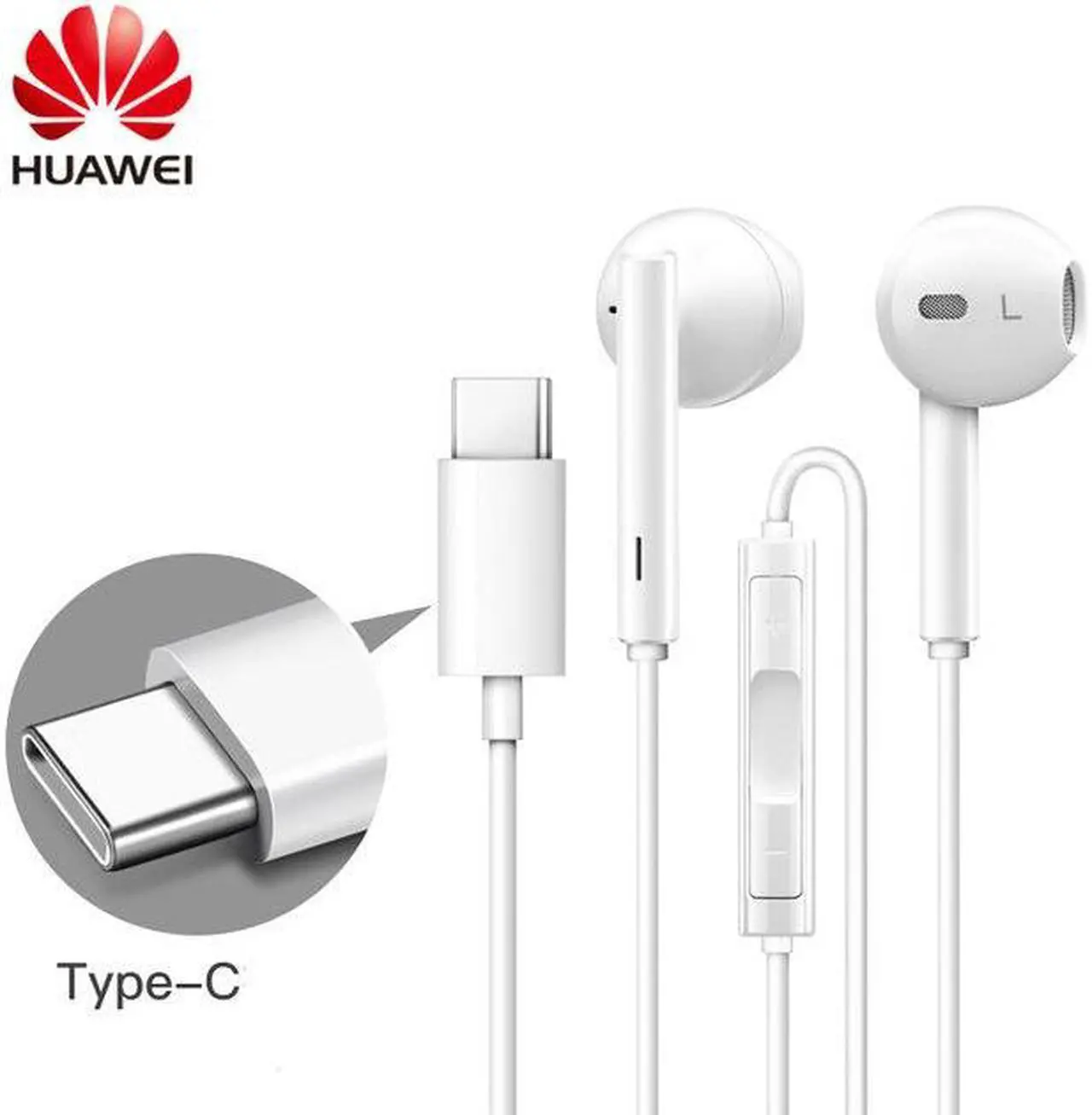 Alt view image 3 of 6 - Original Huawei Honor CM33 USB Type-C Earphones with Mic In-Ear Earphone for Huawei Mate 10 / Mate 10 Pro Honor 9 Smartphones