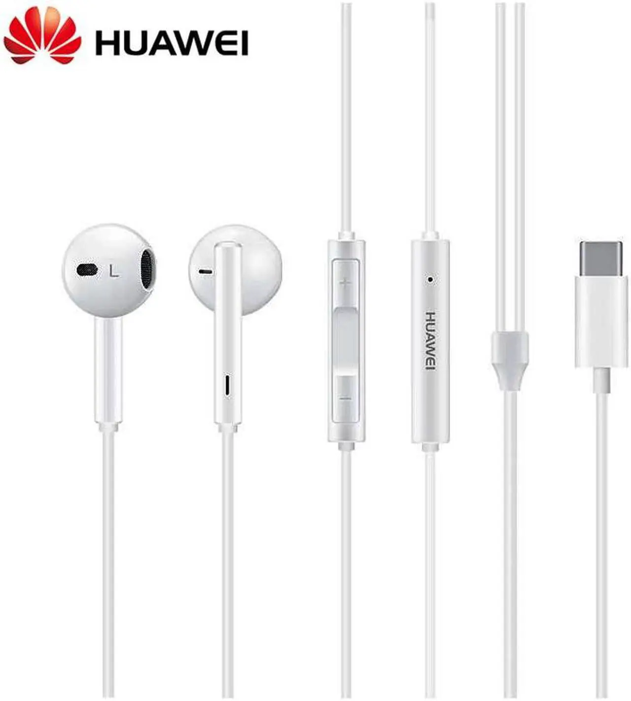 Alt view image 2 of 6 - Original Huawei Honor CM33 USB Type-C Earphones with Mic In-Ear Earphone for Huawei Mate 10 / Mate 10 Pro Honor 9 Smartphones