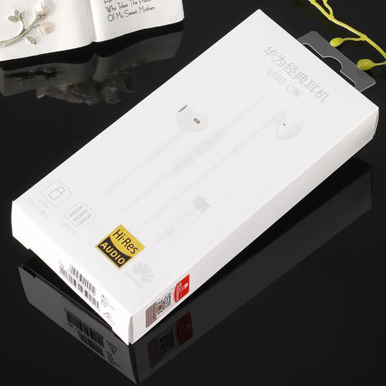 Alt view image 6 of 6 - Original Huawei Honor CM33 USB Type-C Earphones with Mic In-Ear Earphone for Huawei Mate 10 / Mate 10 Pro Honor 9 Smartphones