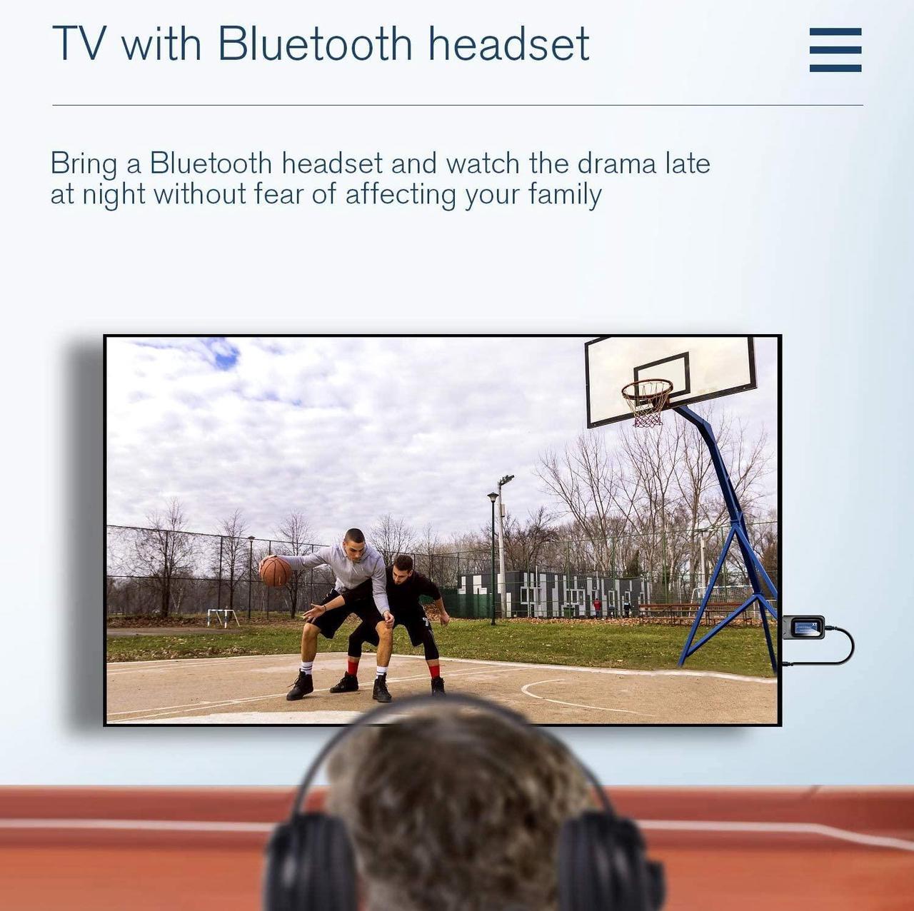Alt view image 6 of 7 - Bluetooth Transmitter for tv,Bluetooth tv Adapter Receiver with LCD Display,USB Bluetooth tv Transmitter for TV Car PC