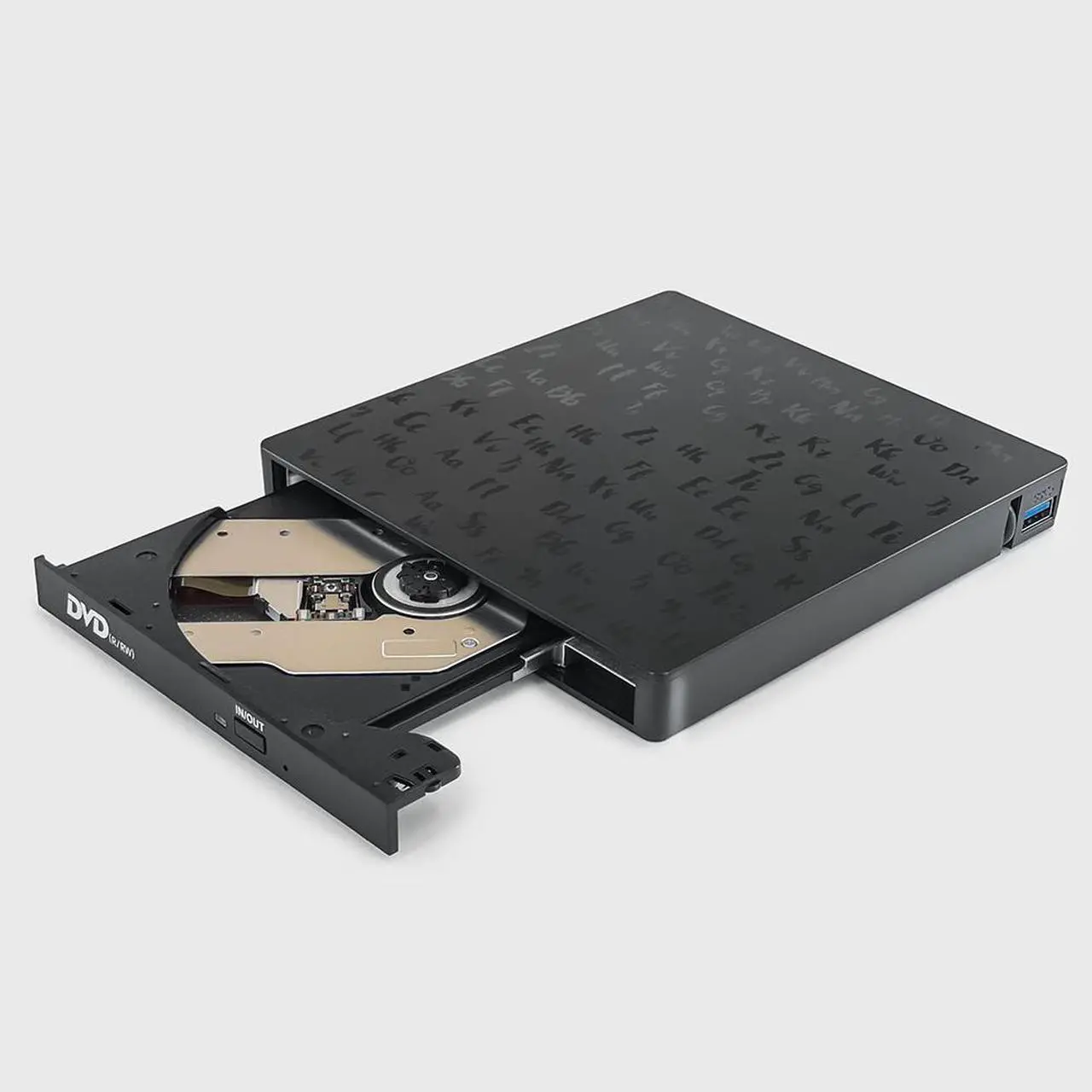 Alt view image 7 of 7 - External CD DVD +/-RW Drive with SD/TF Memory Card Slot and USB Ports, 7 in 1 USB 3.0 Type C Portable CD/DVD Player Burner Reader Writer External DVD Drive for Laptop PC Windows 11/10, Linux, MacOS