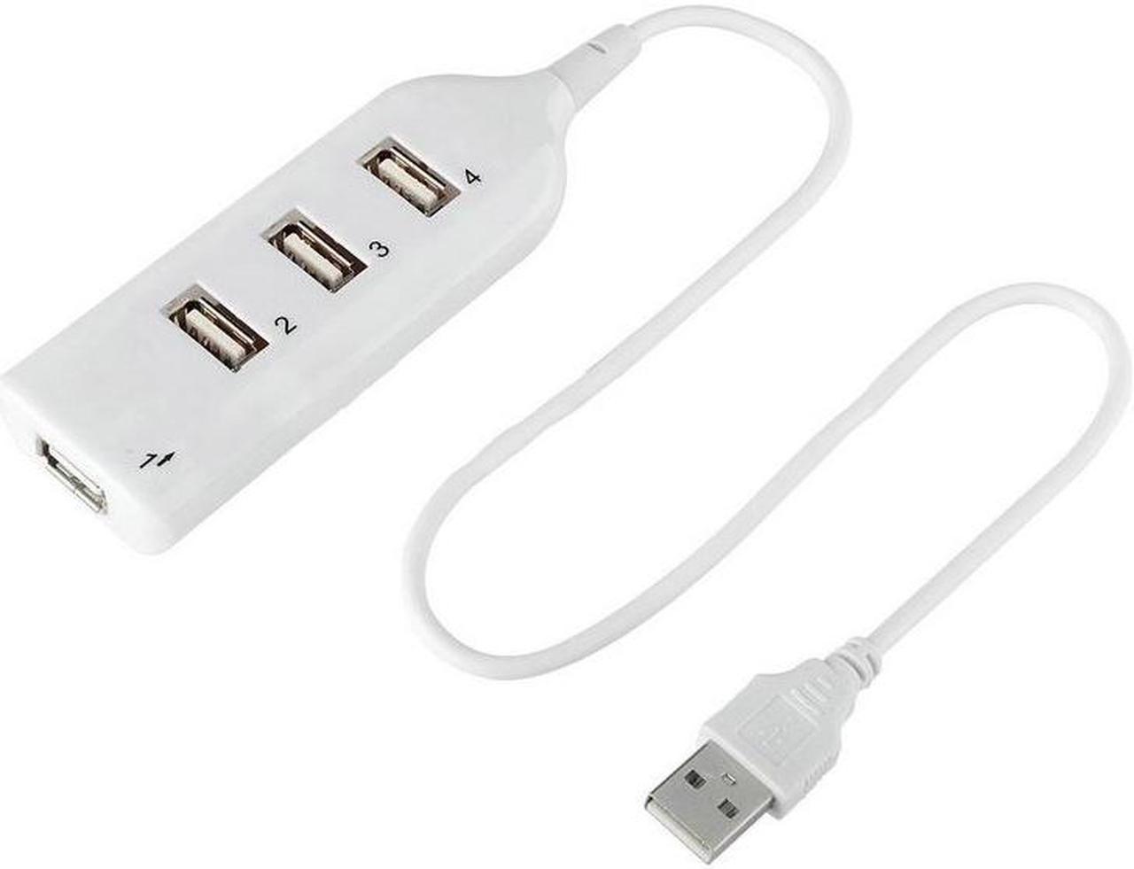 High Speed 480Mbps 4 Port USB 2.0 Hub,USB Splitter Adapter Port For Laptop PC Computer Peripherals Accessories