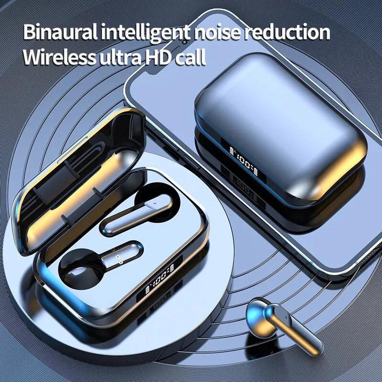 Alt view image 3 of 3 - Wireless Bluetooth Earphone Headphones Outdoor Sport Headset 5.3 With Charging Bin Display Touch Control Earbuds for Music