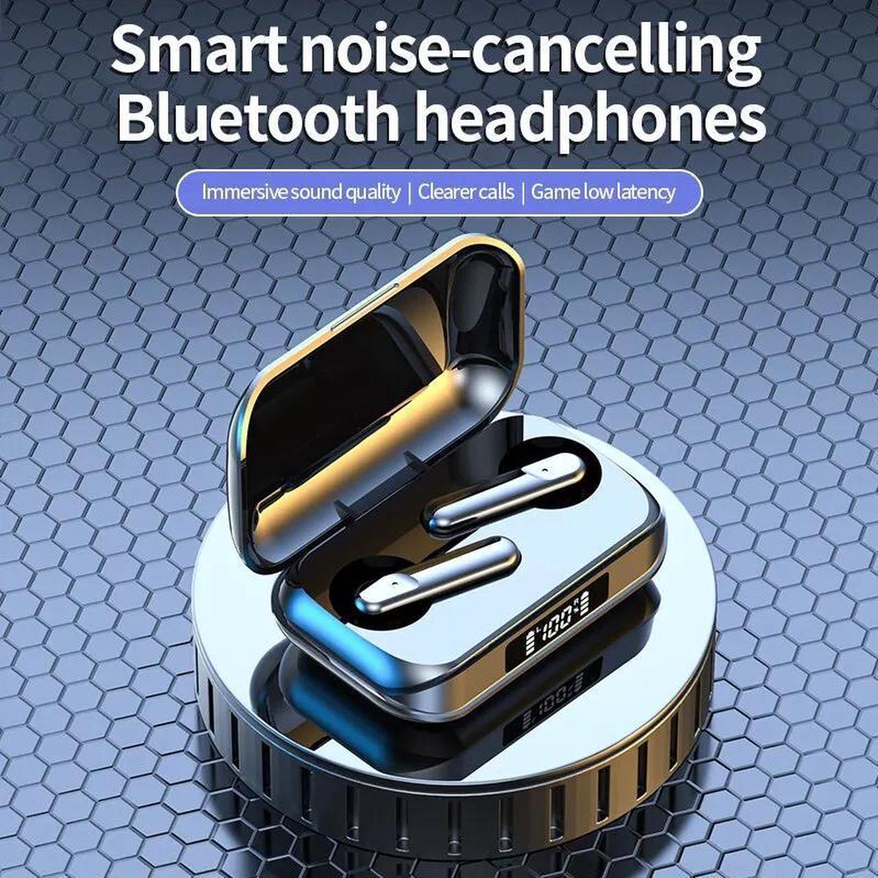 Alt view image 2 of 3 - Wireless Bluetooth Earphone Headphones Outdoor Sport Headset 5.3 With Charging Bin Display Touch Control Earbuds for Music