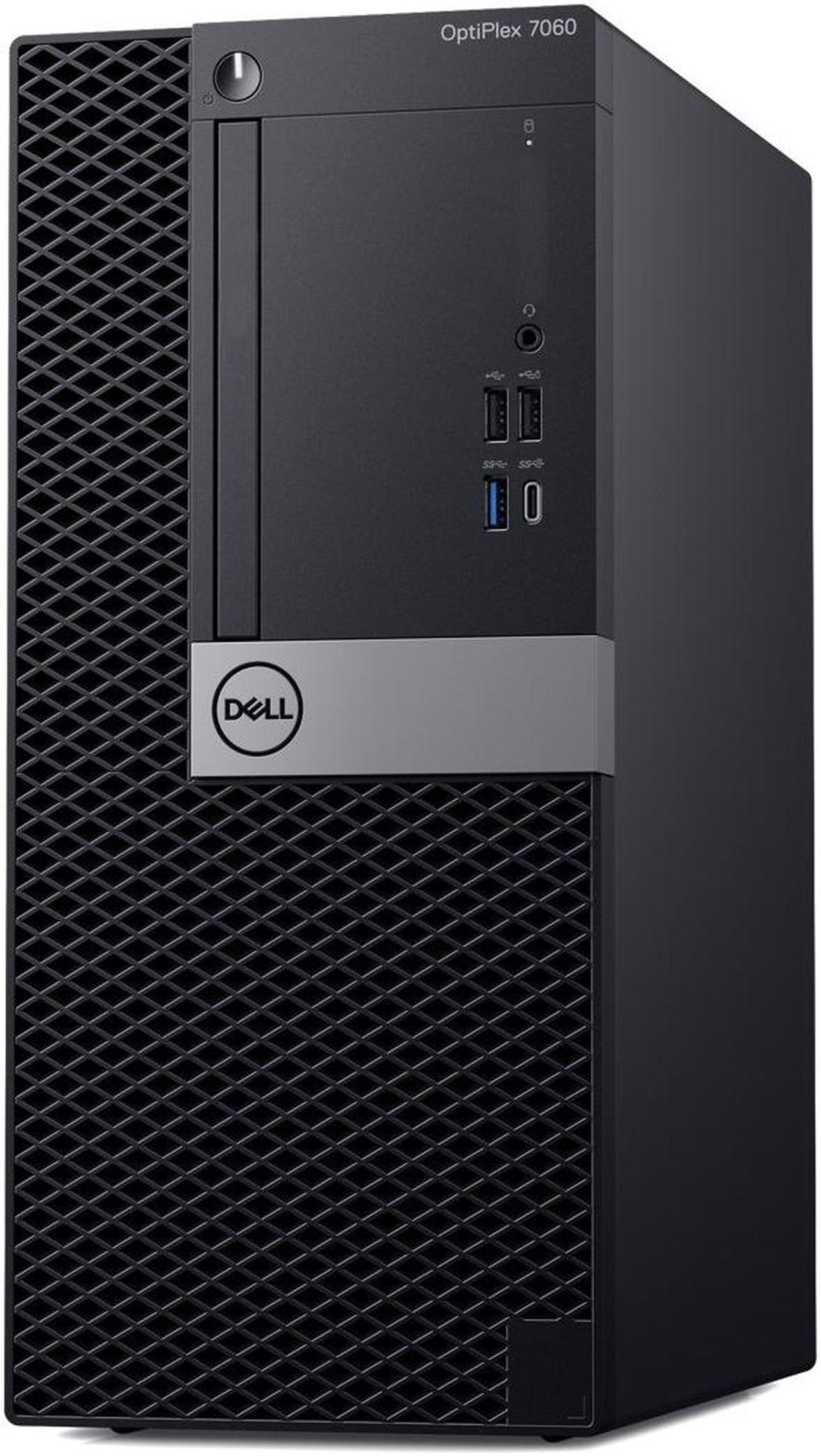 Dell Optiplex 7060 Tower Desktop, Intel Core 8th Gen i5-8500, 8GB RAM, 240GB SSD, Win 10 Pro