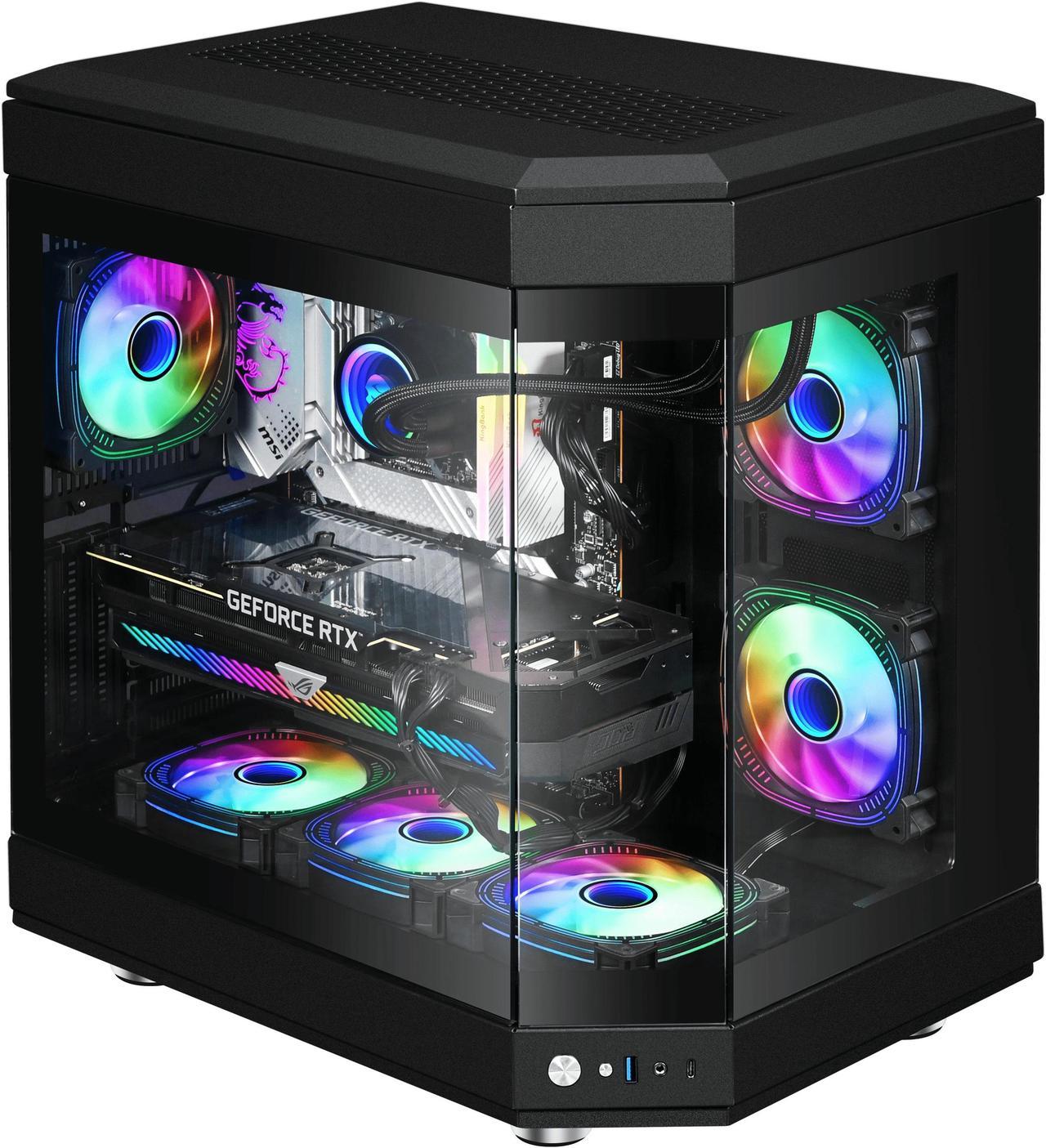 Uniway Gaming PC Desktop INTEL Core i7 14700KF(20 Cores) Nvidia RTX 4070, DLSS 3 - AI-Powered Performance, 1TB NVMe SSD, 32GB DDR5 6000, 360 AIO Cooler, AX Wi-Fi 6, Window 11 Pro 64 bit