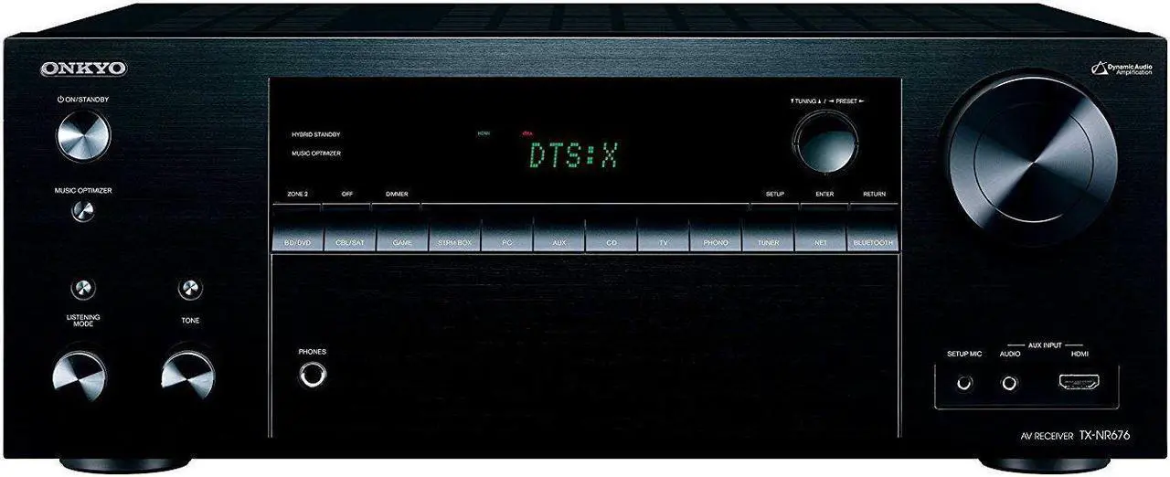 Alt view image 5 of 12 - Onkyo TX-NR676 7.2-Ch Network A/V Receiver