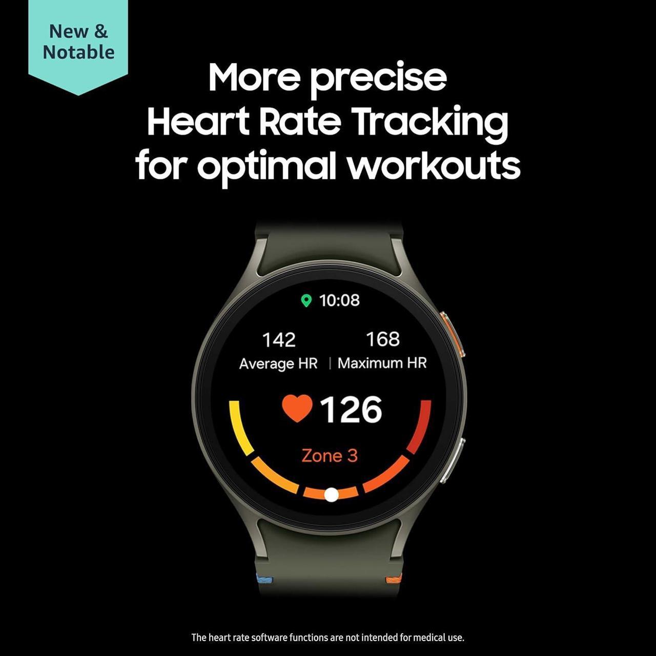 Alt view image 3 of 3 - SAMSUNG Galaxy Watch 7 40mm Bluetooth AI Smartwatch w/Energy Score, Wellness Tips, Heart Rate Tracking, Sleep Monitor, Fitness Tracker, 2024, Green BLUE BAND
