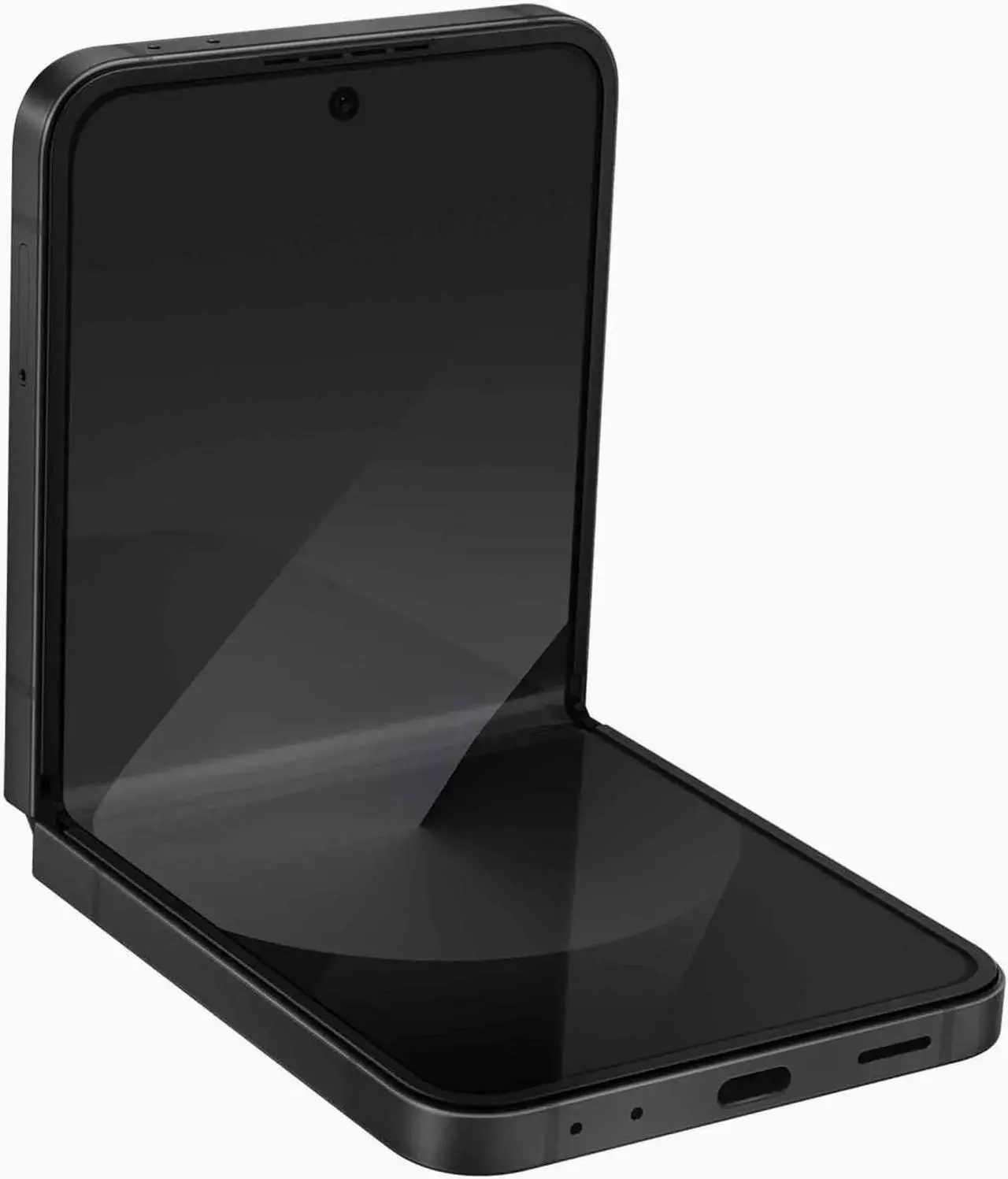 Alt view image 5 of 7 - Samsung Galaxy Z Flip6 512GB ROM + 12GB RAM (GSM | CDMA) Factory Unlocked 5G Smartphone Crafted Black - Grade A