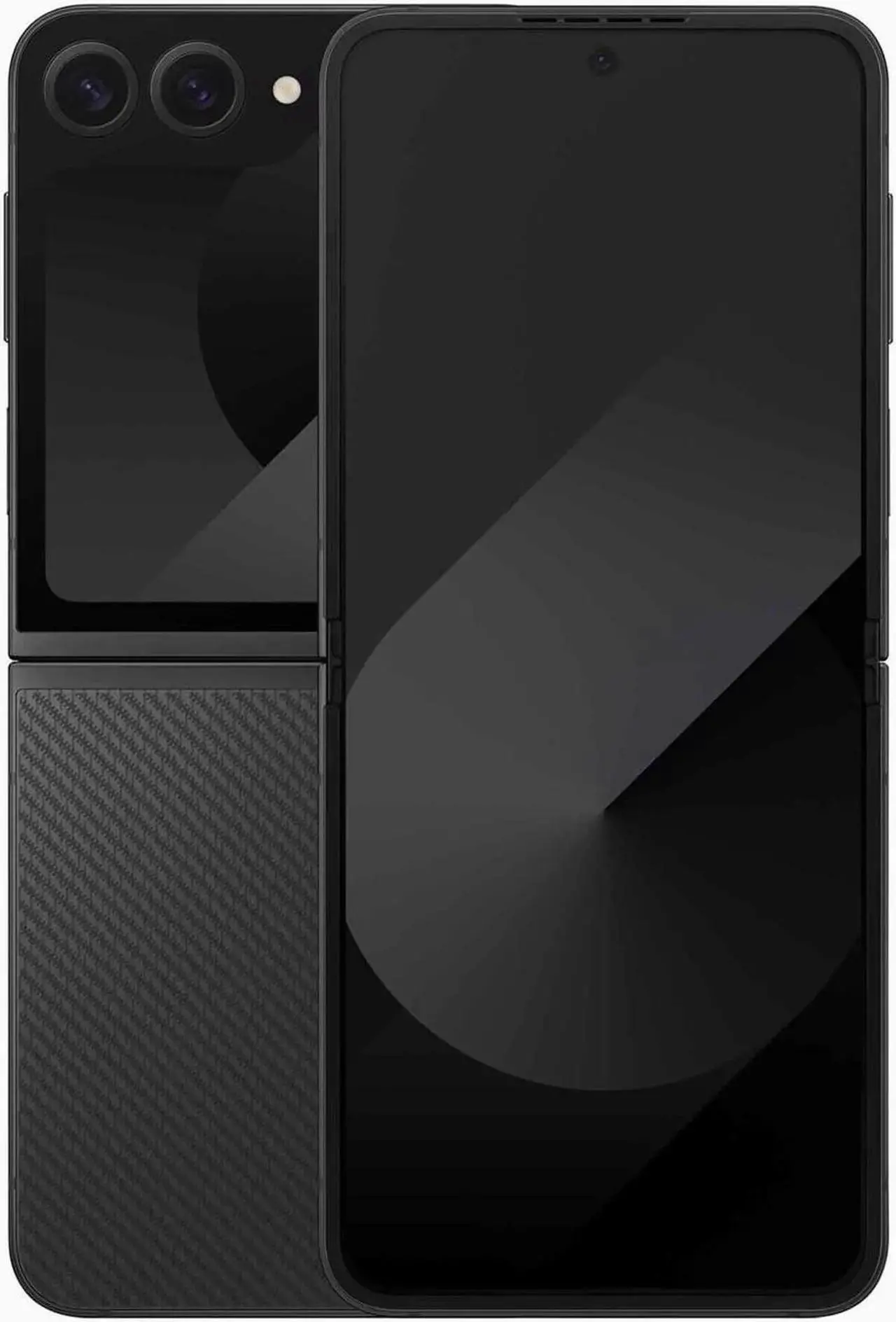 Main image of Samsung Galaxy Z Flip6 512GB ROM + 12GB RAM (GSM | CDMA) Factory Unlocked 5G Smartphone Crafted Black - Grade A