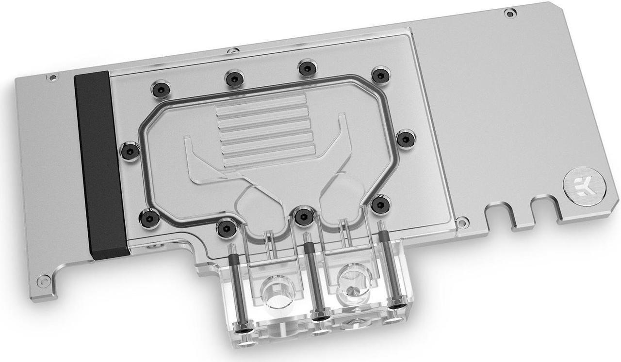 Alt view image 3 of 6 - EK-Quantum Vector Trinity RTX 3080/3090 Active Backplate D-RGB - Plexi
