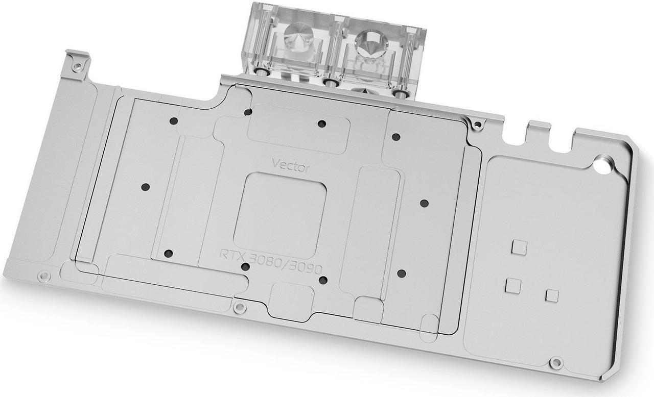 Alt view image 4 of 6 - EK-Quantum Vector Trinity RTX 3080/3090 Active Backplate D-RGB - Plexi
