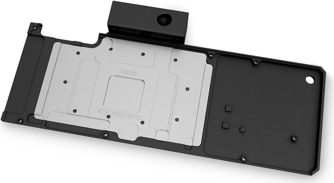 Alt view image 3 of 3 - EKWB Quantum Vector XC3 RTX 3080/3090 Active Backplate - Acetal