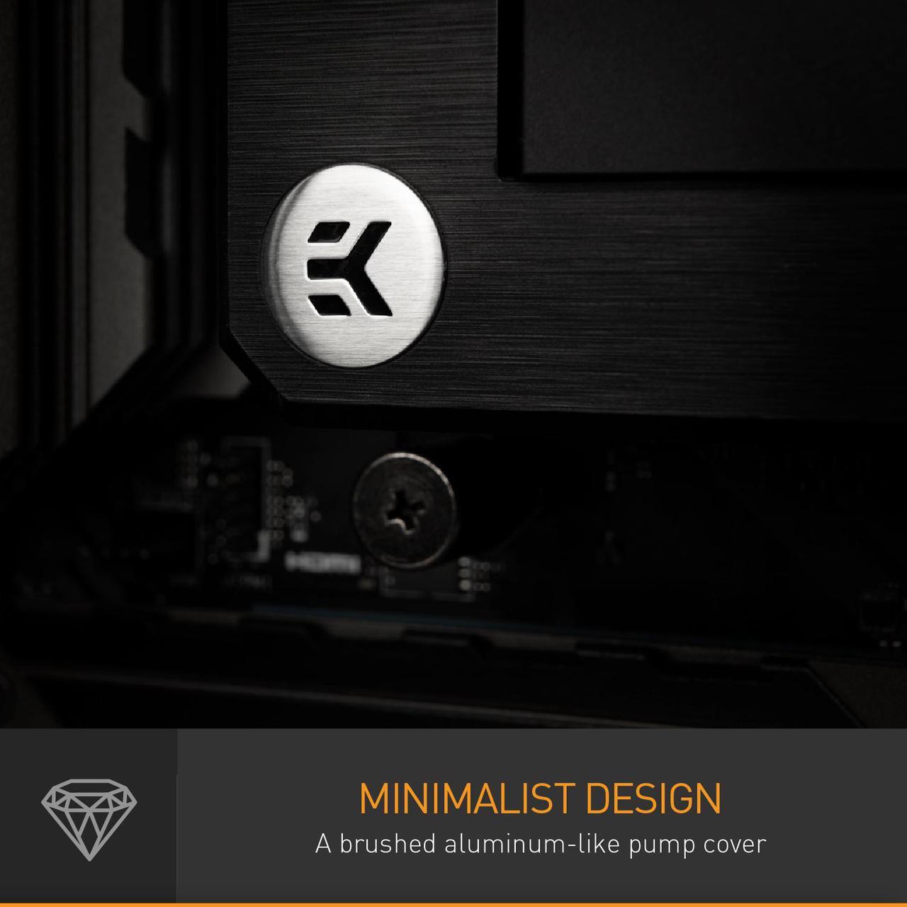 Alt view image 6 of 7 - EK 360mm AIO Basic, All-in-One Liquid CPU Cooler with EK-Vardar High-Performance PMW Fans, 120mm Fan, Intel 115X/1200/2066, AMD AM4, (360mm AIO) LGA 1700 Compatible(Requires purchase of LGA 1700 Kit)