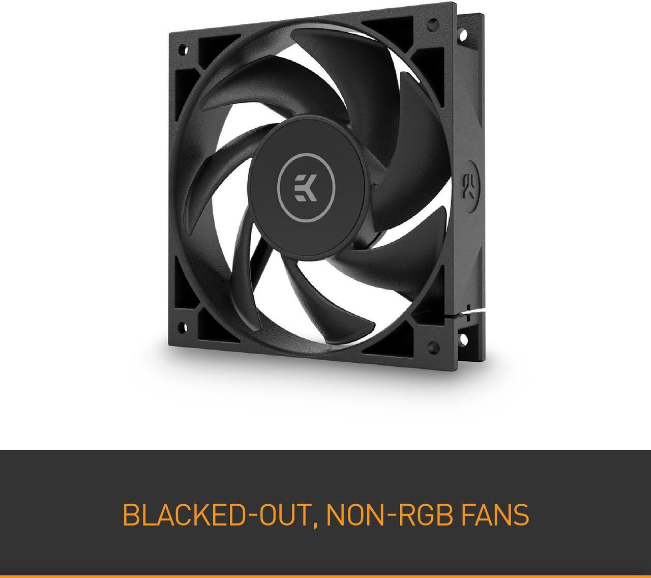 Alt view image 5 of 7 - EK 360mm AIO Basic, All-in-One Liquid CPU Cooler with EK-Vardar High-Performance PMW Fans, 120mm Fan, Intel 115X/1200/2066, AMD AM4, (360mm AIO) LGA 1700 Compatible(Requires purchase of LGA 1700 Kit)