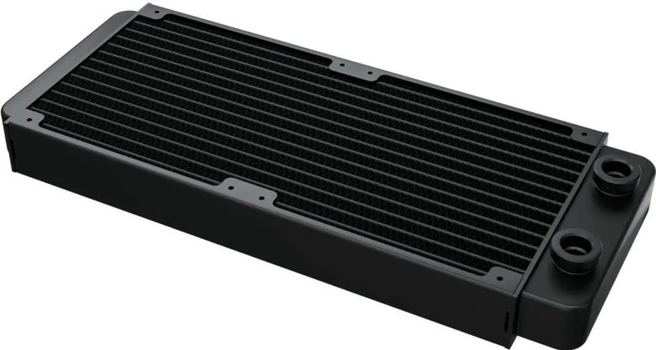 Alt view image 6 of 6 - EKWB EK Fluid Gaming A240R Complete Dual 120mm Water / Liquid Cooling Kit 240mm with EK-AC Radeon Vega GPU Block