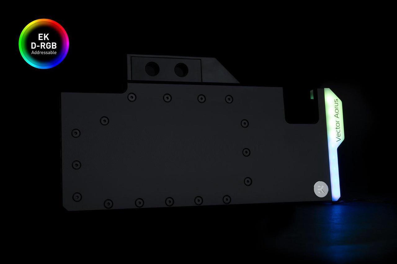 Main image of EKWB EK-Quantum Vector Aorus RTX 2080 Ti GPU Waterblock, Digital RGB, Nickel/Acetal