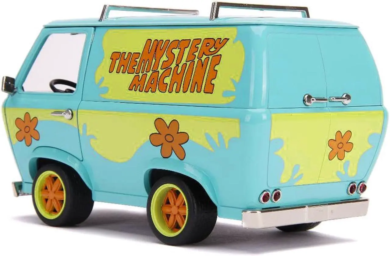 Alt view image 2 of 8 - The Mystery Machine with Shaggy and Scooby-Doo Figurines "Scooby-Doo!" 1/24 Diecast Model Car by Jada