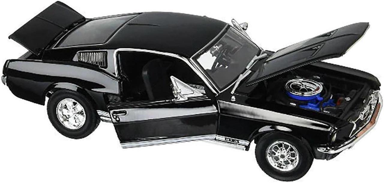 Alt view image 3 of 4 - Maisto 31166bk 1967 Ford Mustang GTA Fastback Black 1-18 Diecast Model Car