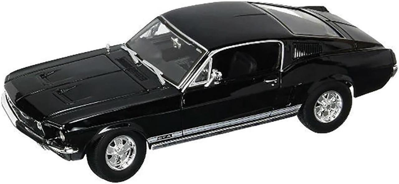 Alt view image 2 of 4 - Maisto 31166bk 1967 Ford Mustang GTA Fastback Black 1-18 Diecast Model Car