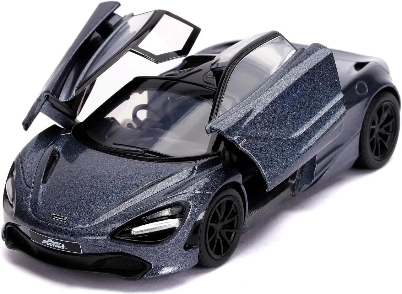 Alt view image 5 of 9 - Shaw's McLaren 720S RHD (Right Hand Drive) Metallic Gray "Fast & Furious Presents: Hobbs & Shaw" (2019) Movie 1/32 Diecast Model Car by Jada