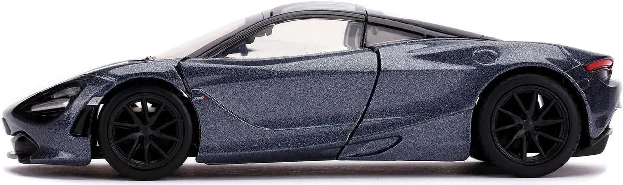 Alt view image 6 of 9 - Shaw's McLaren 720S RHD (Right Hand Drive) Metallic Gray "Fast & Furious Presents: Hobbs & Shaw" (2019) Movie 1/32 Diecast Model Car by Jada