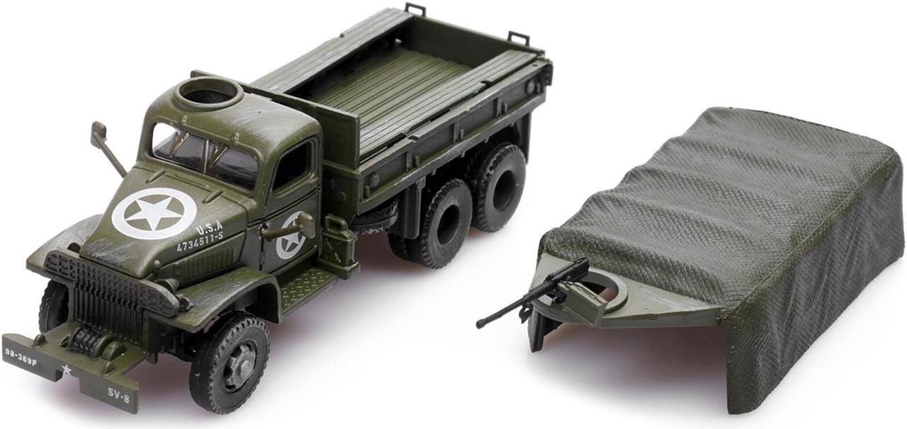 Alt view image 2 of 5 - GMC CCKW 353 Truck With Mounted Gun Olive Drab "4734511-S" US Army World War II 1/72 Diecast Model by Legion