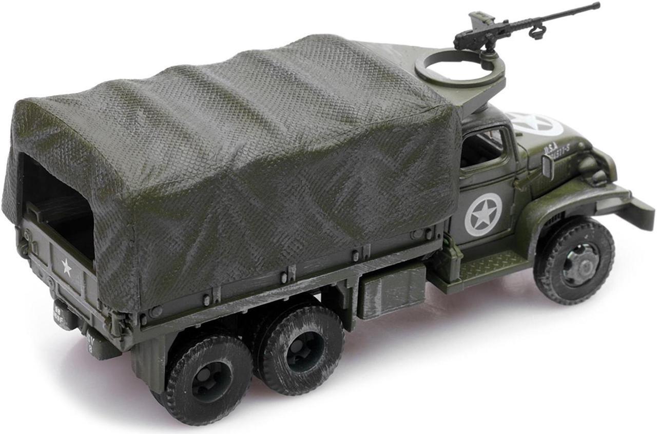 Alt view image 5 of 5 - GMC CCKW 353 Truck With Mounted Gun Olive Drab "4734511-S" US Army World War II 1/72 Diecast Model by Legion