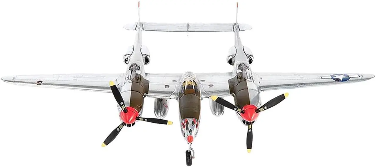 Alt view image 4 of 5 - Lockheed P-38J Lightning Fighter Aircraft "Marge, Captain Richard Bong" (1944) US Army Air Force 1/72 Diecast Model by JC Wings