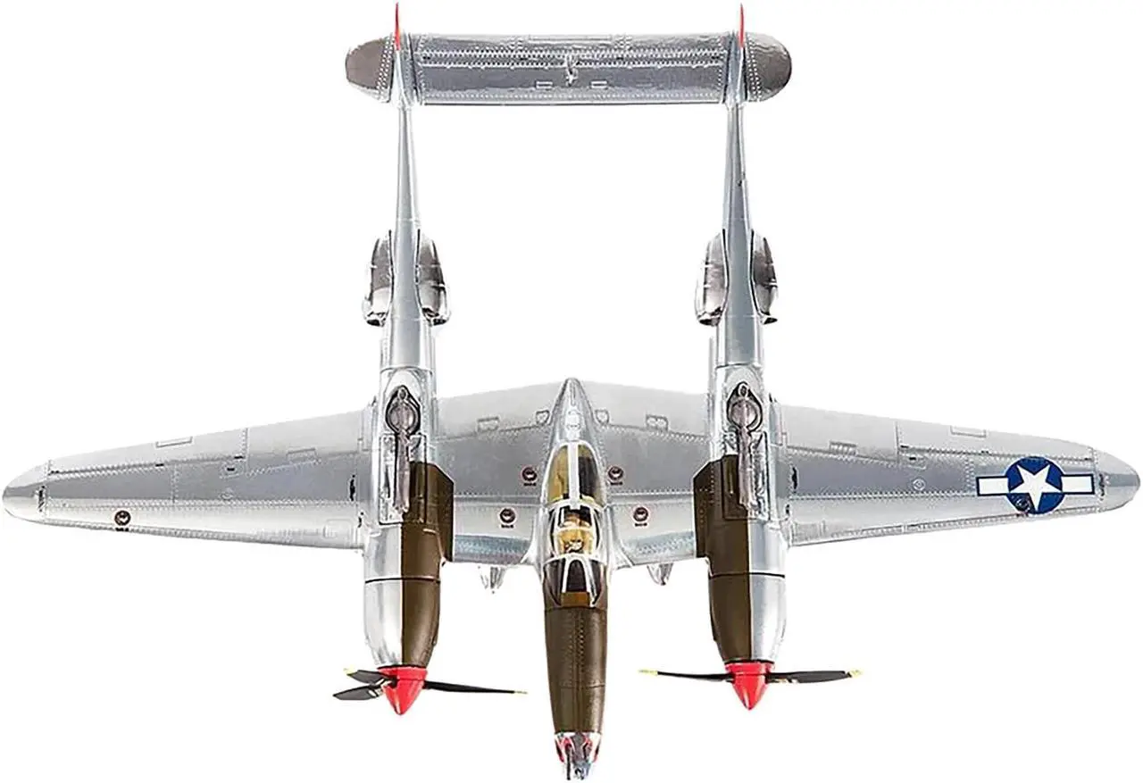 Alt view image 5 of 5 - Lockheed P-38J Lightning Fighter Aircraft "Marge, Captain Richard Bong" (1944) US Army Air Force 1/72 Diecast Model by JC Wings