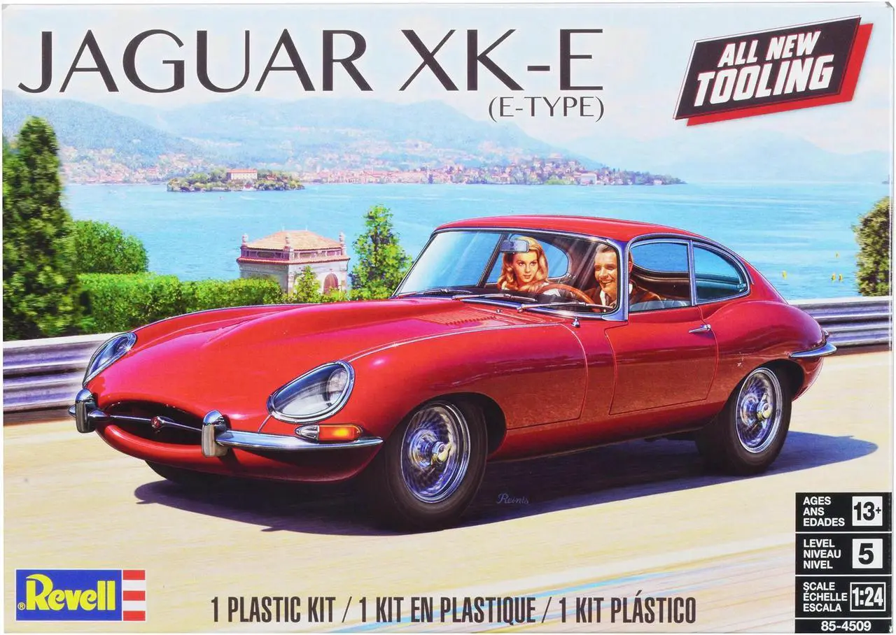 Main image of Level 5 Model Kit Jaguar XK-E (E-Type) 1/24 Scale Model by Revell