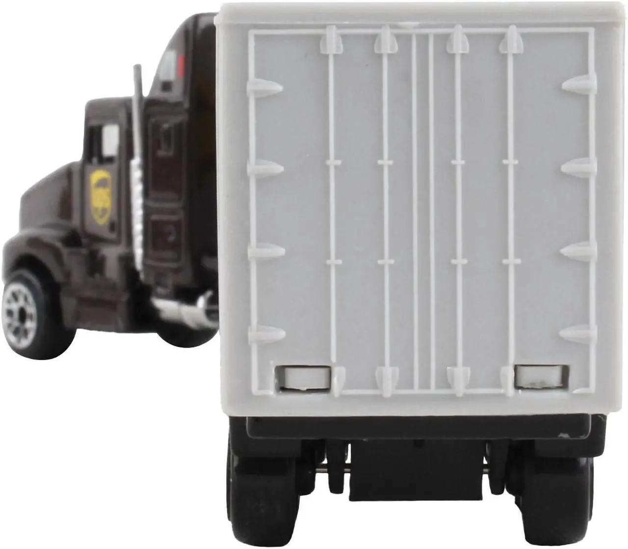 Alt view image 6 of 6 - UPS Truck with Trailer Brown "United Parcel Service" Diecast Model by Daron