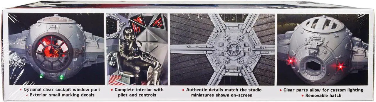 Alt view image 2 of 4 - Skill 2 Model Kit Tie Fighter "Star Wars: Episode IV  A New Hope" (1977) Movie 1/32 Scale Model by AMT
