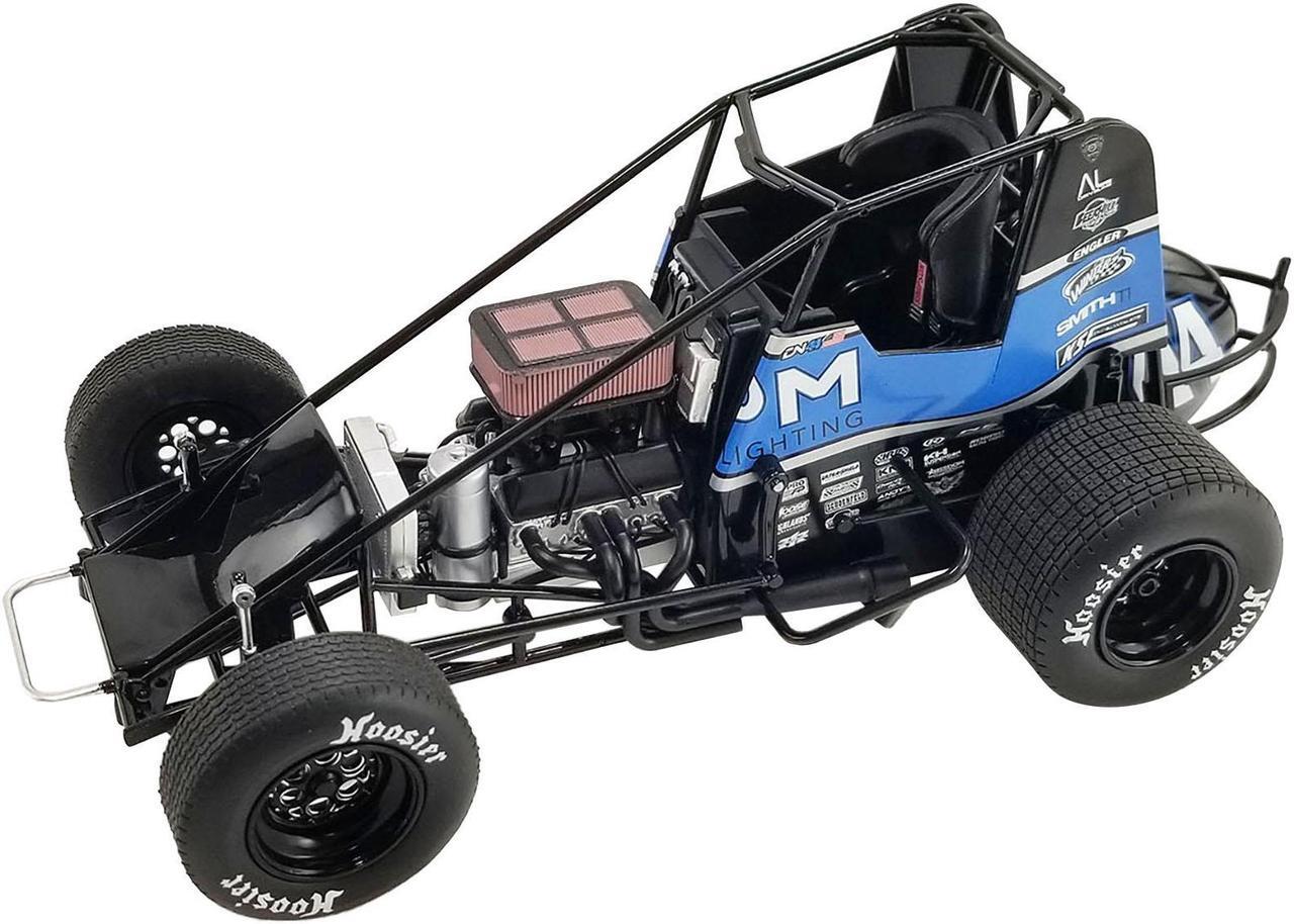 Alt view image 3 of 10 - Winged Sprint Car #44 Dylan Norris "RPM" Gobrecht Motorsports "World of Outlaws" (2023) 1/18 Diecast Model Car by ACME