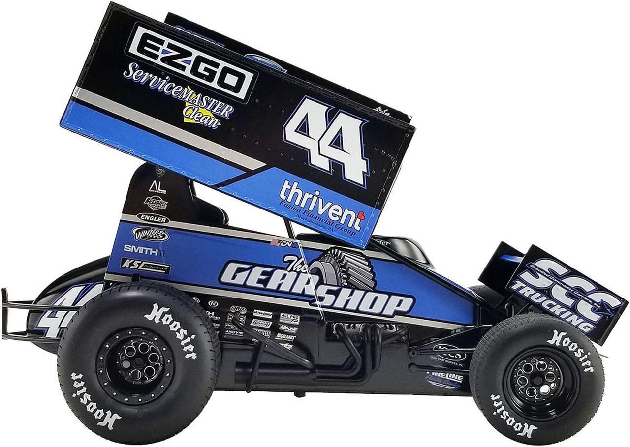 Alt view image 4 of 10 - Winged Sprint Car #44 Dylan Norris "RPM" Gobrecht Motorsports "World of Outlaws" (2023) 1/18 Diecast Model Car by ACME